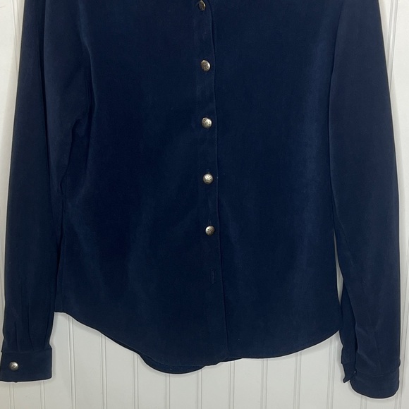 Circle T Navy Button Down Shirt Size Extra Small - Picture 4 of 10